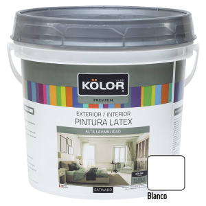 Pintura Kolor Satinado Blanco 1gl